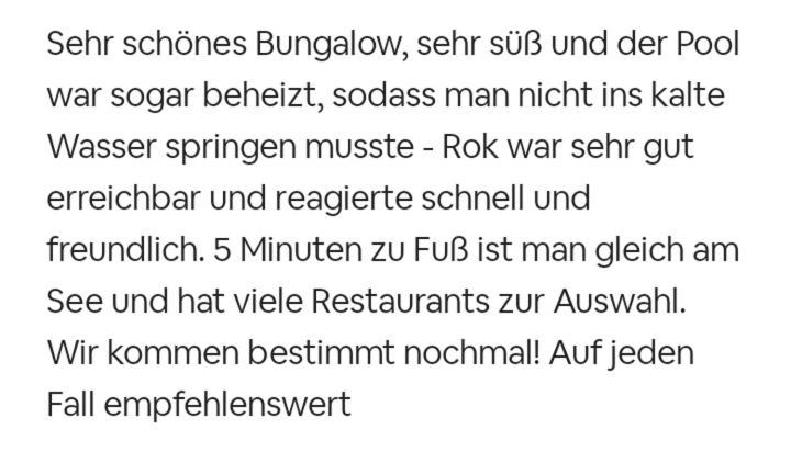 Bungalows Sonnenblume Am Klopeiner See Sankt Kanzian am Klopeiner See Buitenkant foto